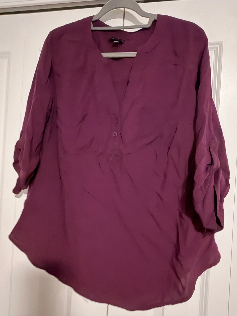 torrid Plum Button-Front Tunic